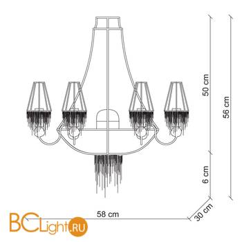 Бра Patrizia Garganti Ontherocks PG010 - Схема